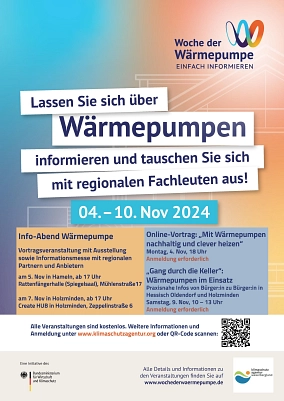 Plakat zur Woche der Wärmepumpe © Gemeinde Emmerthal